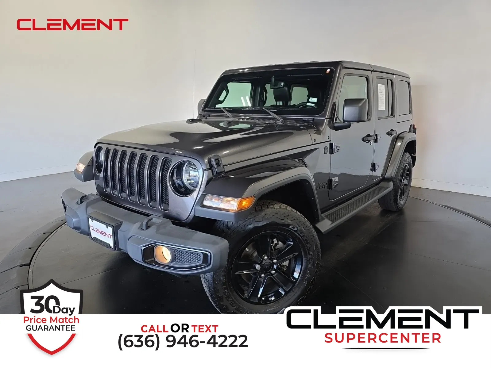 Gray 2021 Jeep Wrangler Unlimited Sahara Altitude for sale in Florissant, MO