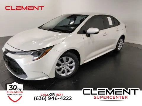 White 2021 Toyota Corolla LE for sale in Florissant, MO