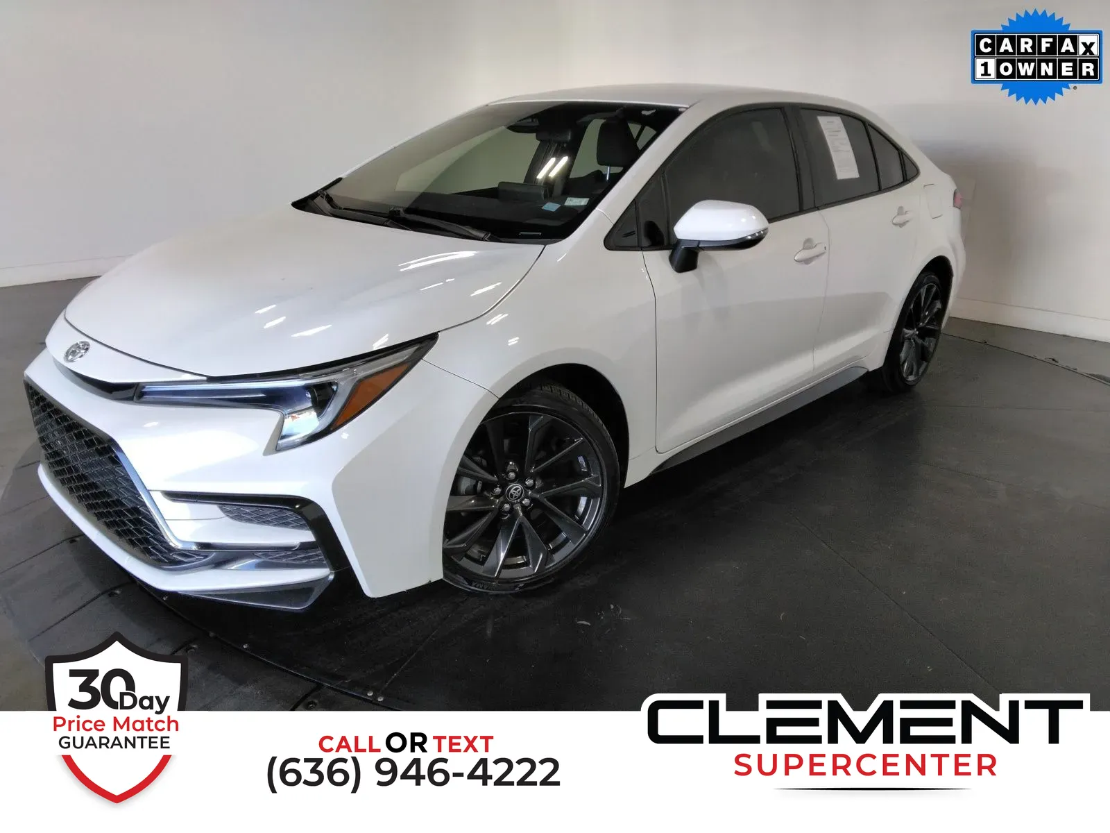 White 2024 Toyota Corolla SE for sale in Florissant, MO