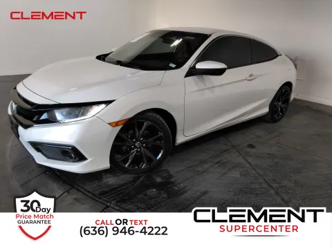 White 2019 Honda Civic Sport for sale in Florissant, MO