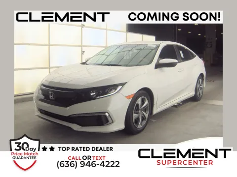 White 2019 Honda Civic LX for sale in Florissant, MO