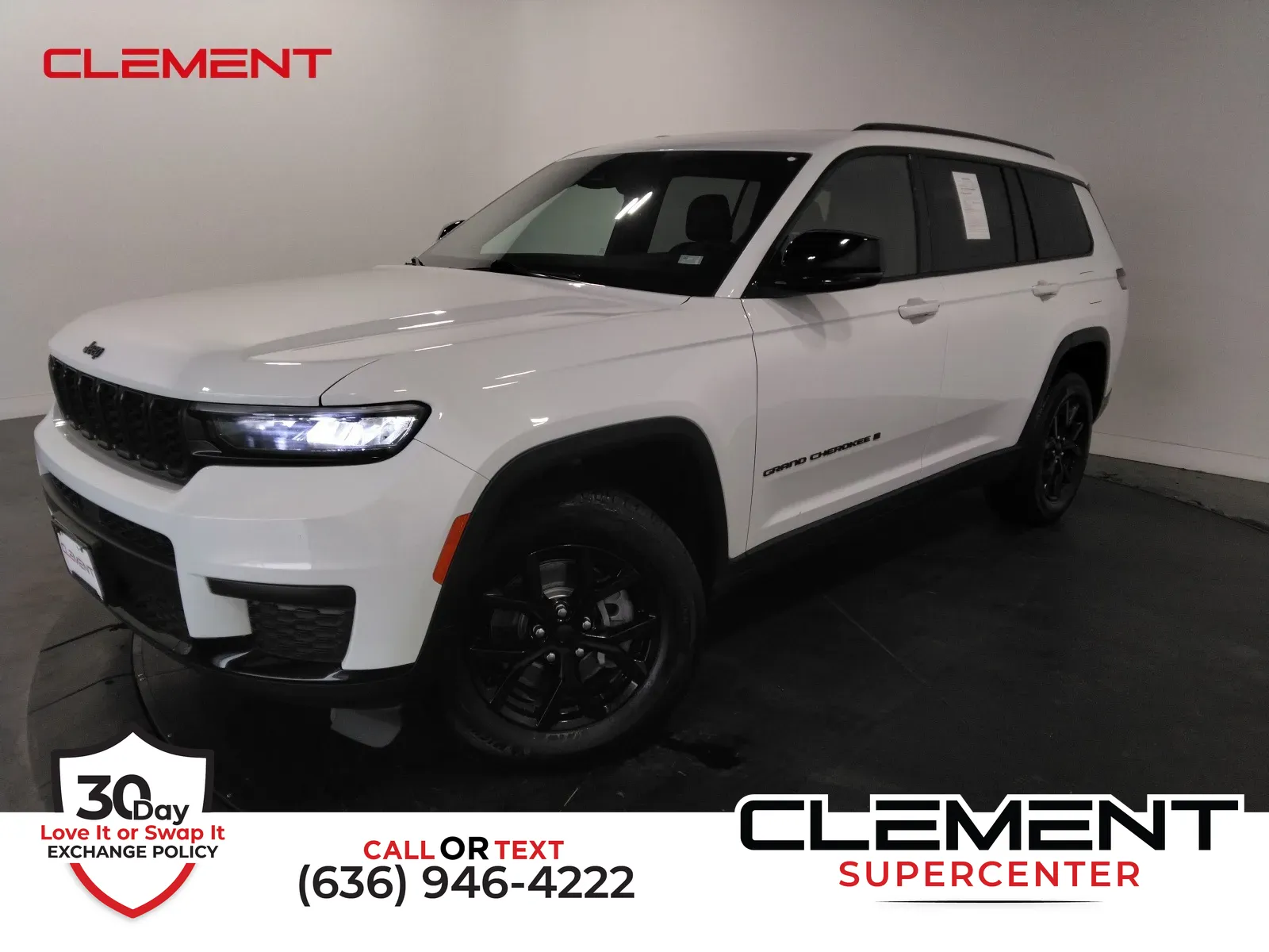 White 2024 Jeep Grand Cherokee L Altitude for sale in Florissant, MO