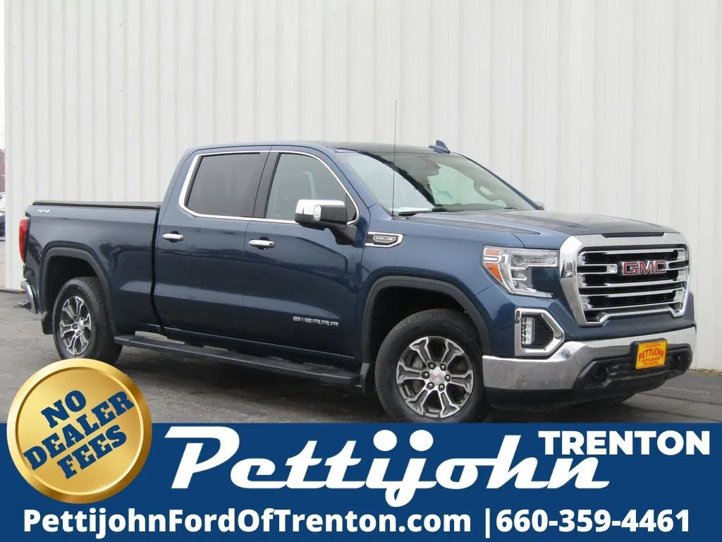 Blue 2019 GMC Sierra 1500 SLT for sale in Trenton, MO