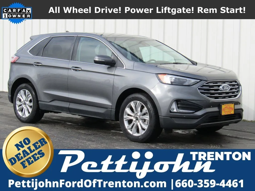 Gray 2024 Ford Edge Titanium for sale in Trenton, MO