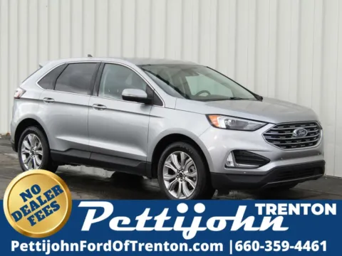 Silver 2024 Ford Edge Titanium for sale in Trenton, MO