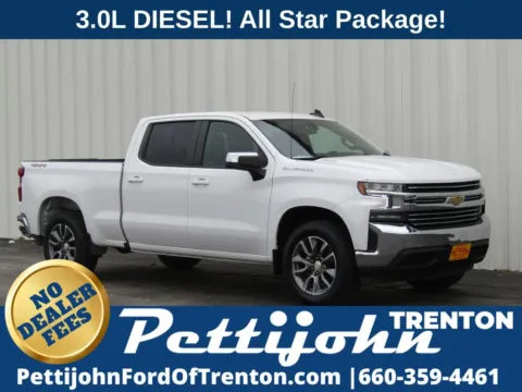 White 2021 Chevrolet Silverado 1500 LT for sale in Trenton, MO