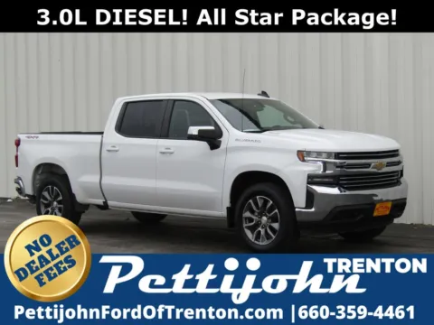 White 2021 Chevrolet Silverado 1500 LT for sale in Trenton, MO