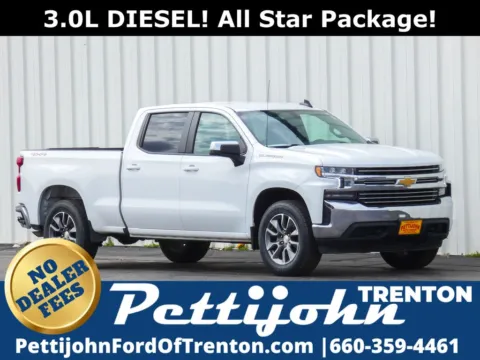 White 2021 Chevrolet Silverado 1500 LT for sale in Trenton, MO