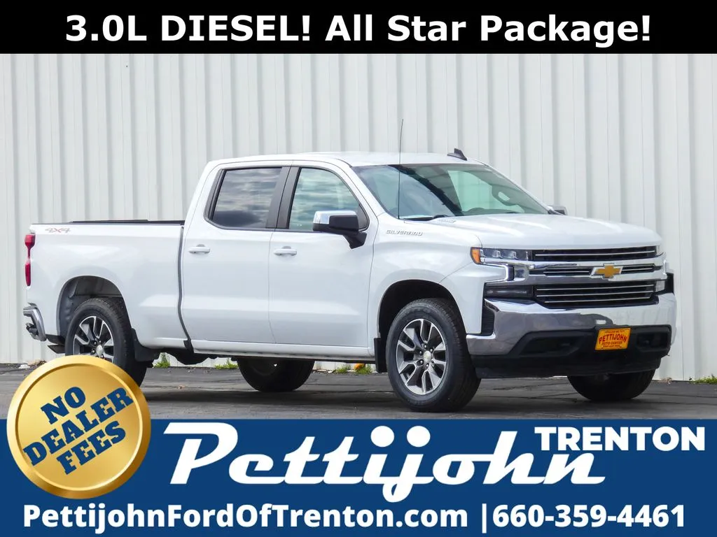 White 2021 Chevrolet Silverado 1500 LT for sale in Trenton, MO