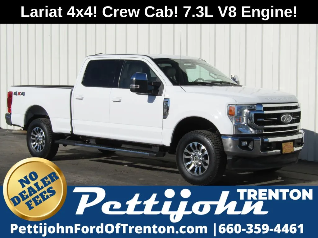 White 2021 Ford F-250SD Lariat for sale in Trenton, MO