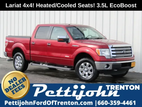 Red 2013 Ford F-150 Lariat for sale in Trenton, MO