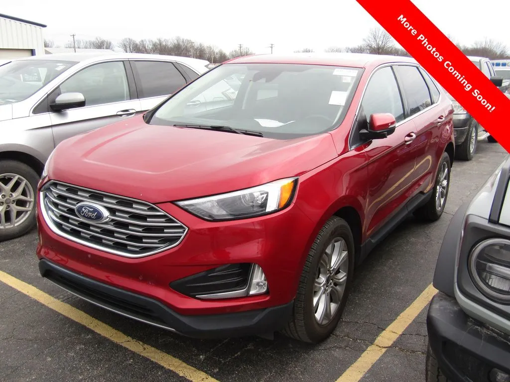Red 2024 Ford Edge Titanium for sale in Trenton, MO