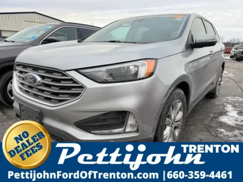 Silver 2024 Ford Edge Titanium for sale in Trenton, MO