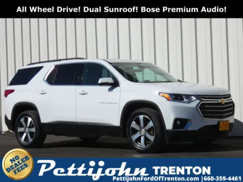 White 2020 Chevrolet Traverse 3LT for sale in Trenton, MO