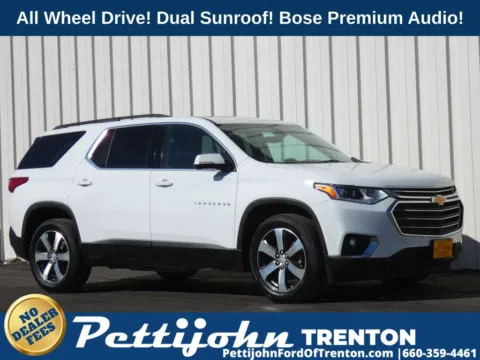 White 2020 Chevrolet Traverse 3LT for sale in Trenton, MO