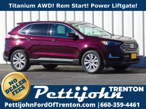 Red 2022 Ford Edge Titanium for sale in Trenton, MO