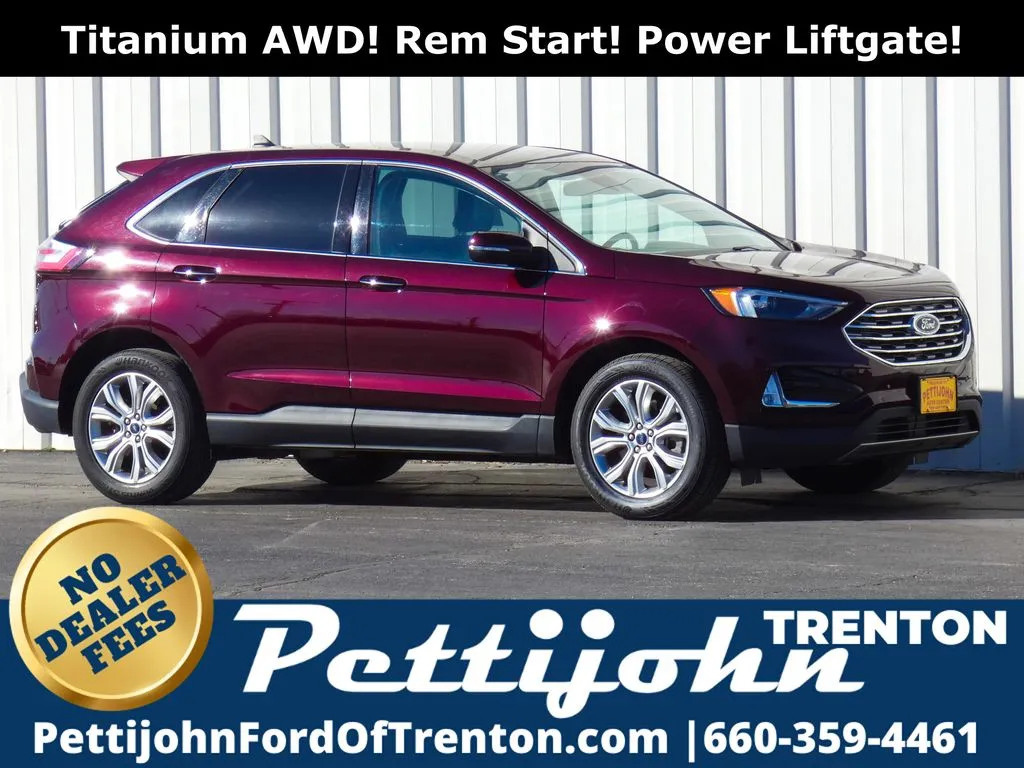 Red 2022 Ford Edge Titanium for sale in Trenton, MO