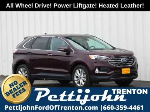 Red 2022 Ford Edge Titanium for sale in Trenton, MO
