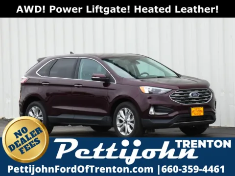 Red 2022 Ford Edge Titanium for sale in Trenton, MO