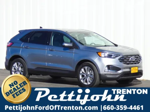 Silver 2024 Ford Edge Titanium for sale in Trenton, MO