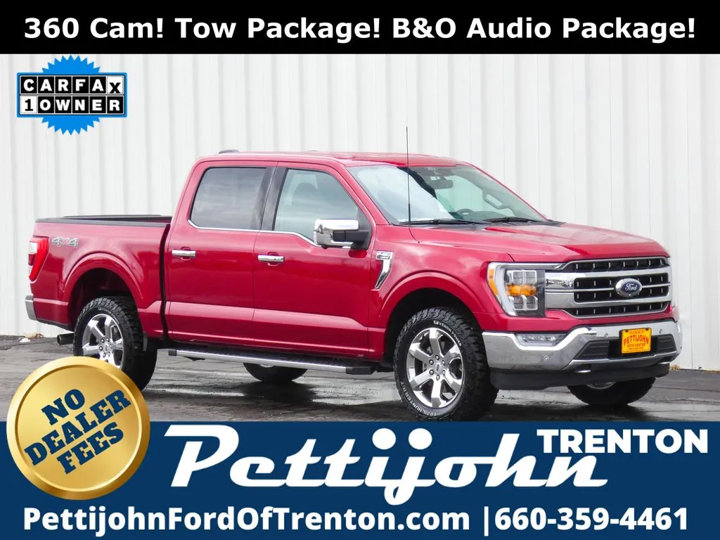 Red 2021 Ford F-150 Lariat for sale in Trenton, MO