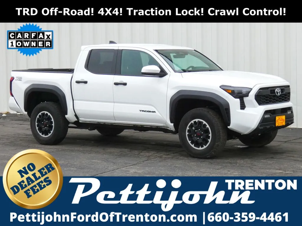 White 2025 Toyota Tacoma TRD Off-Road for sale in Trenton, MO
