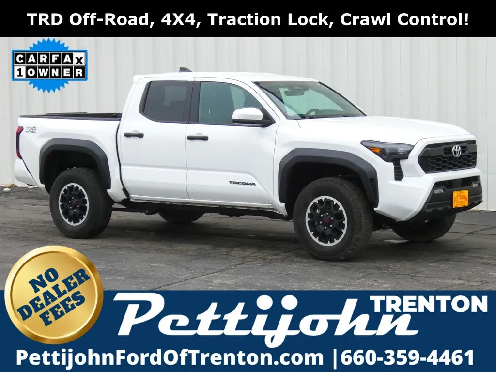 White 2025 Toyota Tacoma TRD Off-Road for sale in Trenton, MO