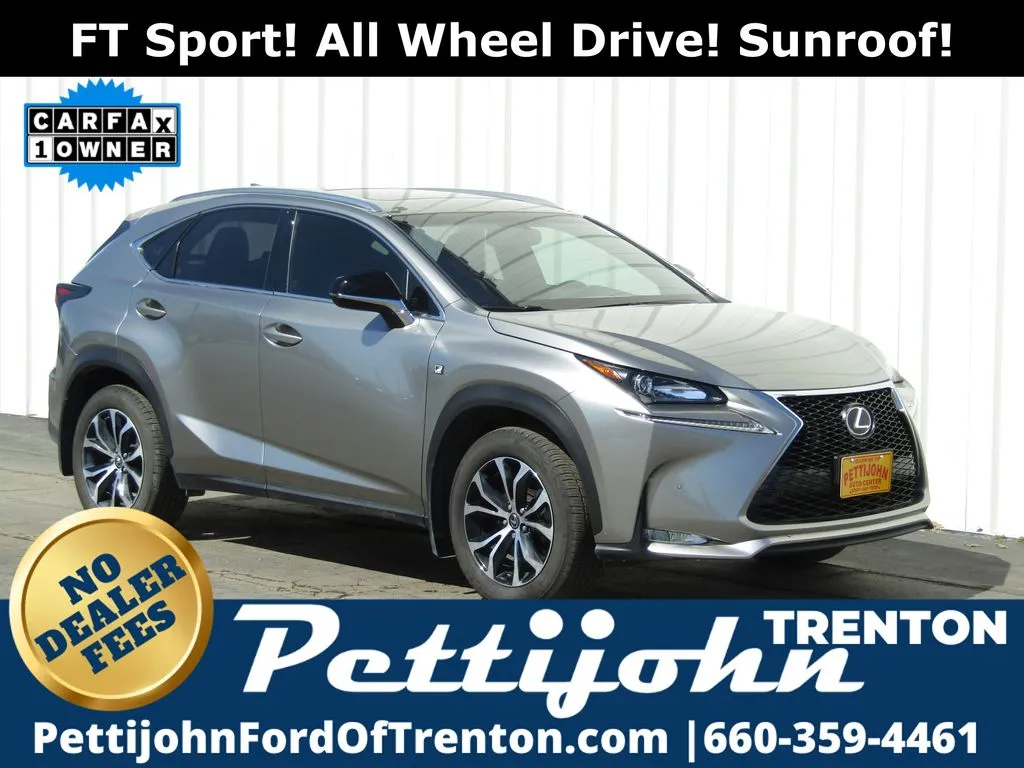 Silver 2016 Lexus NX 200t F Sport for sale in Trenton, MO