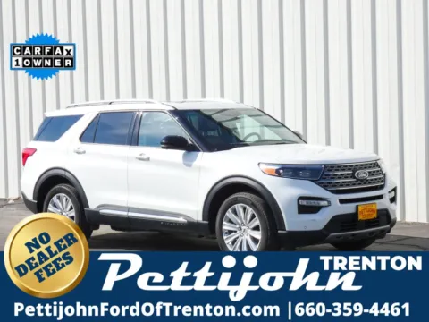 White 2023 Ford Explorer Limited for sale in Trenton, MO