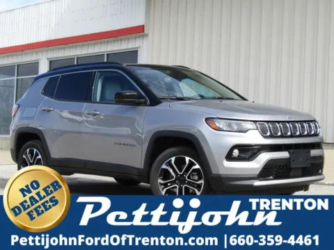 Silver 2022 Jeep Compass Limited for sale in Trenton, MO