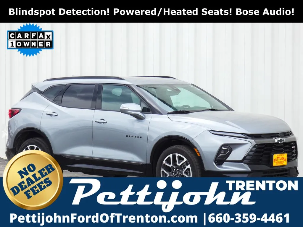 Gray 2025 Chevrolet Blazer RS for sale in Trenton, MO