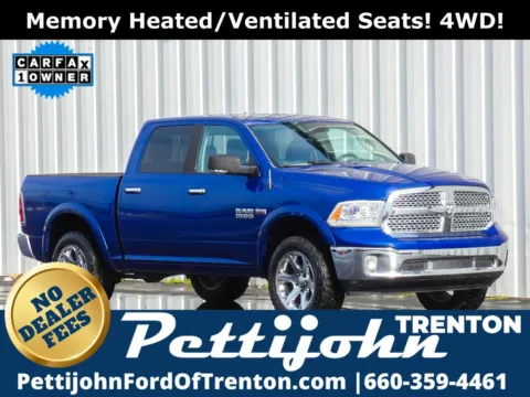 Blue 2016 Ram 1500 Laramie for sale in Trenton, MO