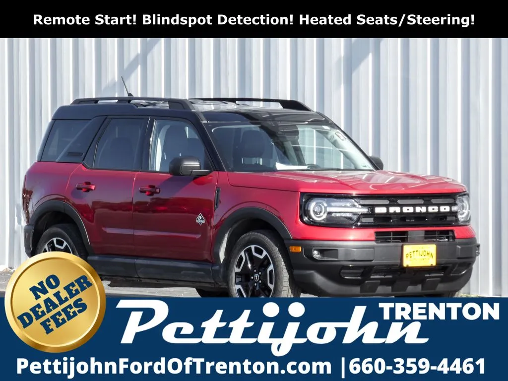 Red 2021 Ford Bronco Sport Outer Banks for sale in Trenton, MO