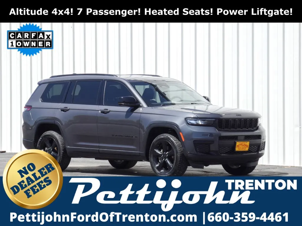 Gray 2023 Jeep Grand Cherokee L Altitude for sale in Trenton, MO
