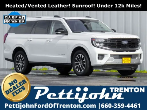 White 2025 Ford Expedition Max Platinum for sale in Trenton, MO