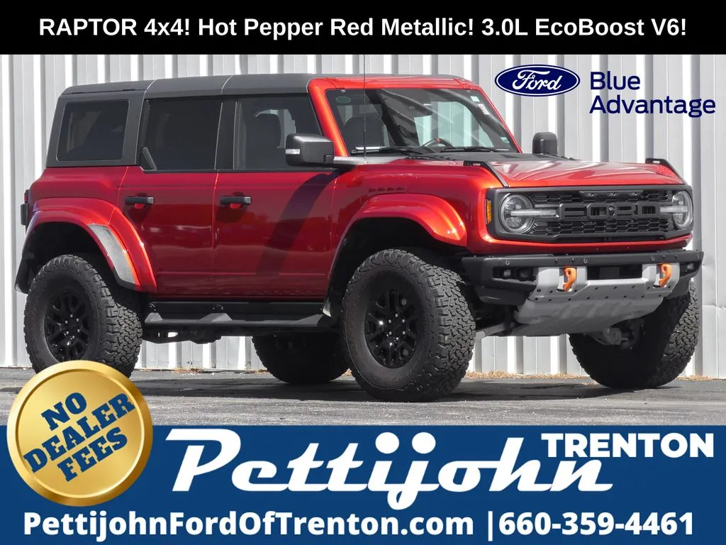 Red 2024 Ford Bronco Raptor for sale in Trenton, MO