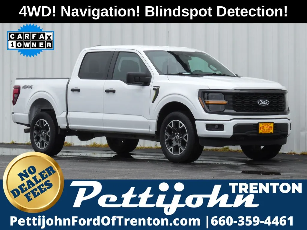 White 2024 Ford F-150 STX for sale in Trenton, MO