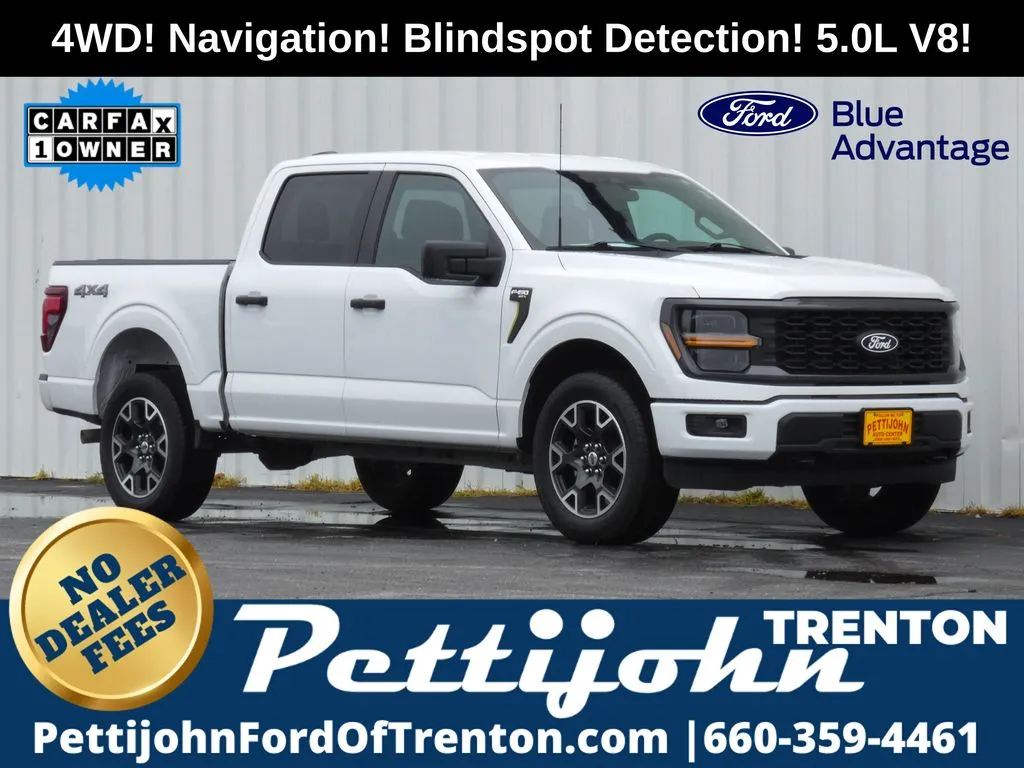 White 2024 Ford F-150 STX for sale in Trenton, MO