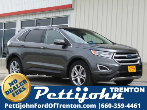Gray 2017 Ford Edge Titanium for sale in Trenton, MO