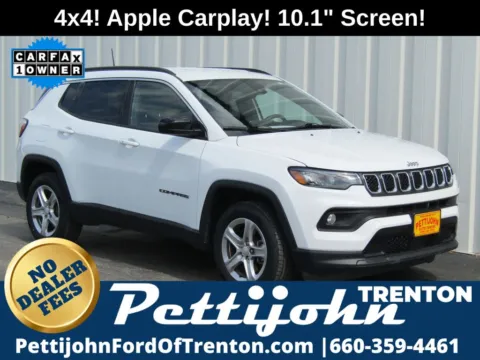 White 2024 Jeep Compass Latitude for sale in Trenton, MO