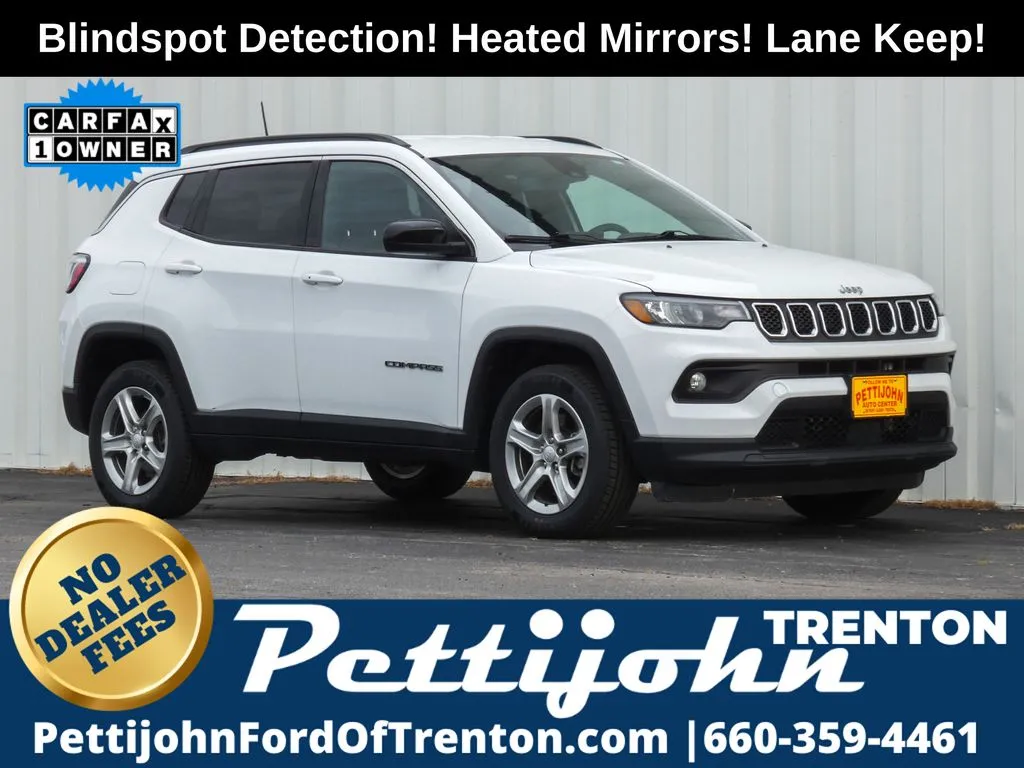 White 2024 Jeep Compass Latitude for sale in Trenton, MO