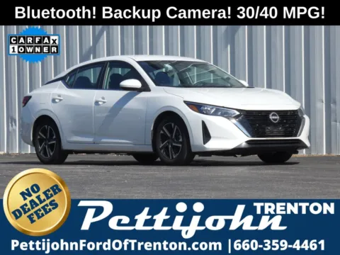 White 2024 Nissan Sentra SV for sale in Trenton, MO