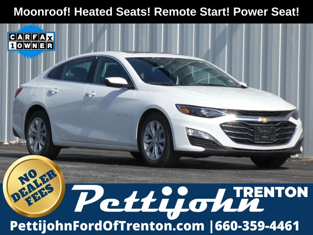 White 2024 Chevrolet Malibu LT for sale in Trenton, MO