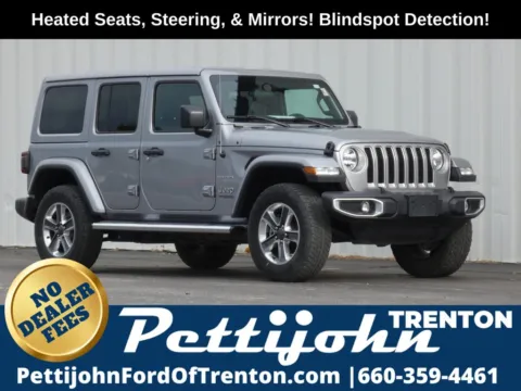 Silver 2020 Jeep Wrangler Unlimited Sahara for sale in Trenton, MO