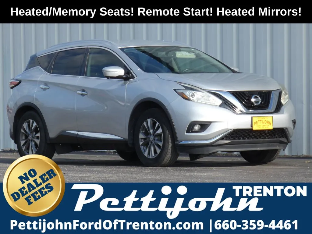 Silver 2015 Nissan Murano SL for sale in Trenton, MO