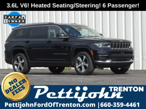 Black 2023 Jeep Grand Cherokee L Limited for sale in Trenton, MO