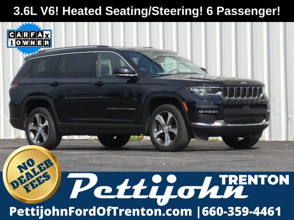 Black 2023 Jeep Grand Cherokee L Limited for sale in Trenton, MO