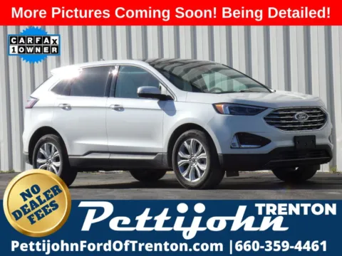 White 2023 Ford Edge Titanium for sale in Trenton, MO