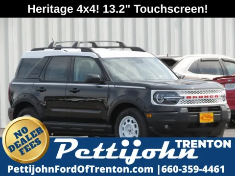 Black 2025 Ford Bronco Sport Heritage for sale in Trenton, MO