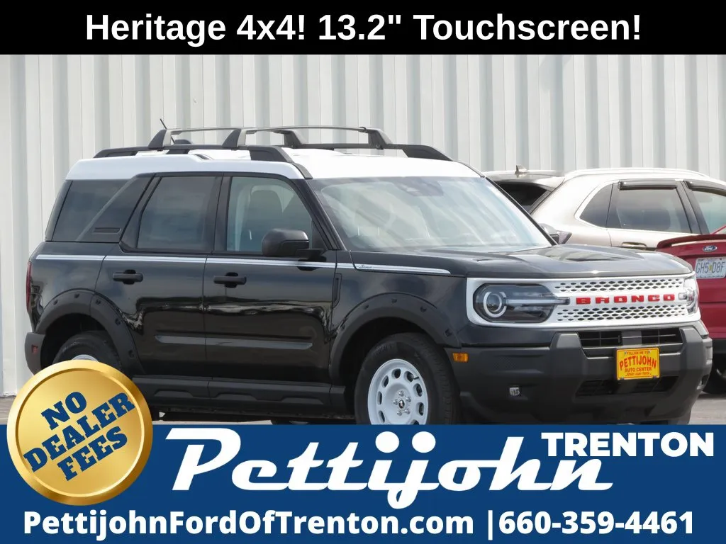 Black 2025 Ford Bronco Sport Heritage for sale in Trenton, MO